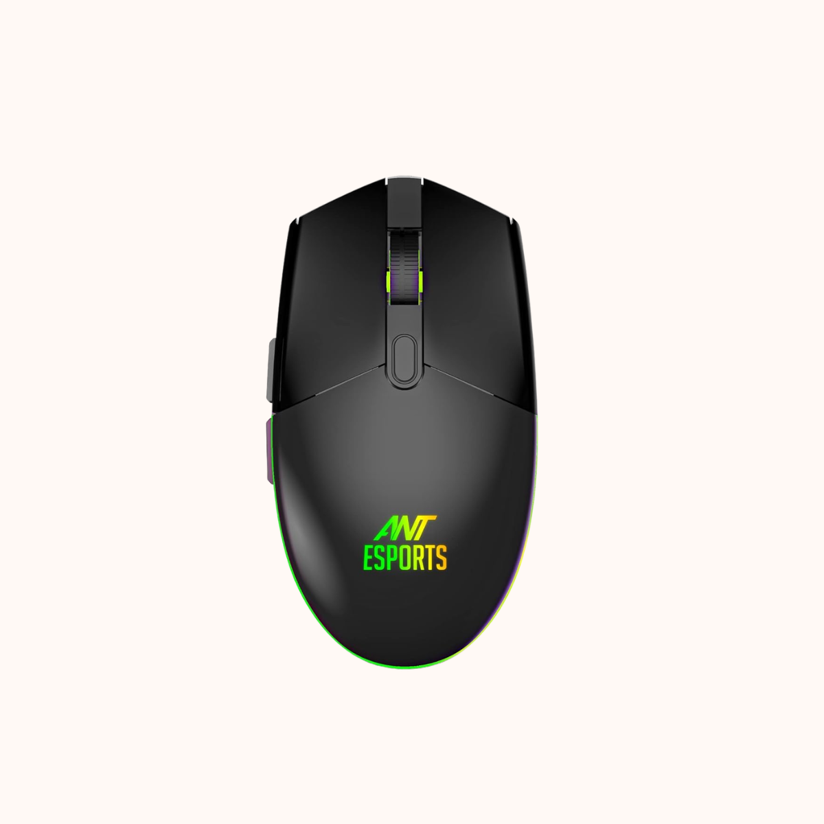 Open Box Ant Esports Gaming Mouse KM1600 - Black