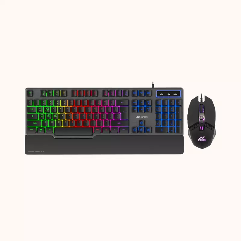 Open Box Ant Esports KM540 Keyboard and Mouse Combo Combo Set