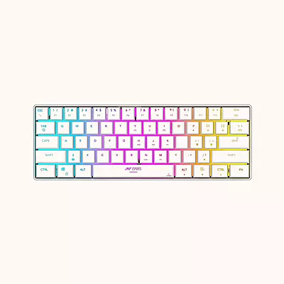 Open Box Ant Esports MK 1500 Mini / 60% Pro RGB, Type-C Charging, 1000 mAh battery, Membrane Wireless Gaming Keyboard