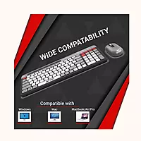 Open Box Ant Esports WKM22 Wireless Keyboard& Mouse Combo Set