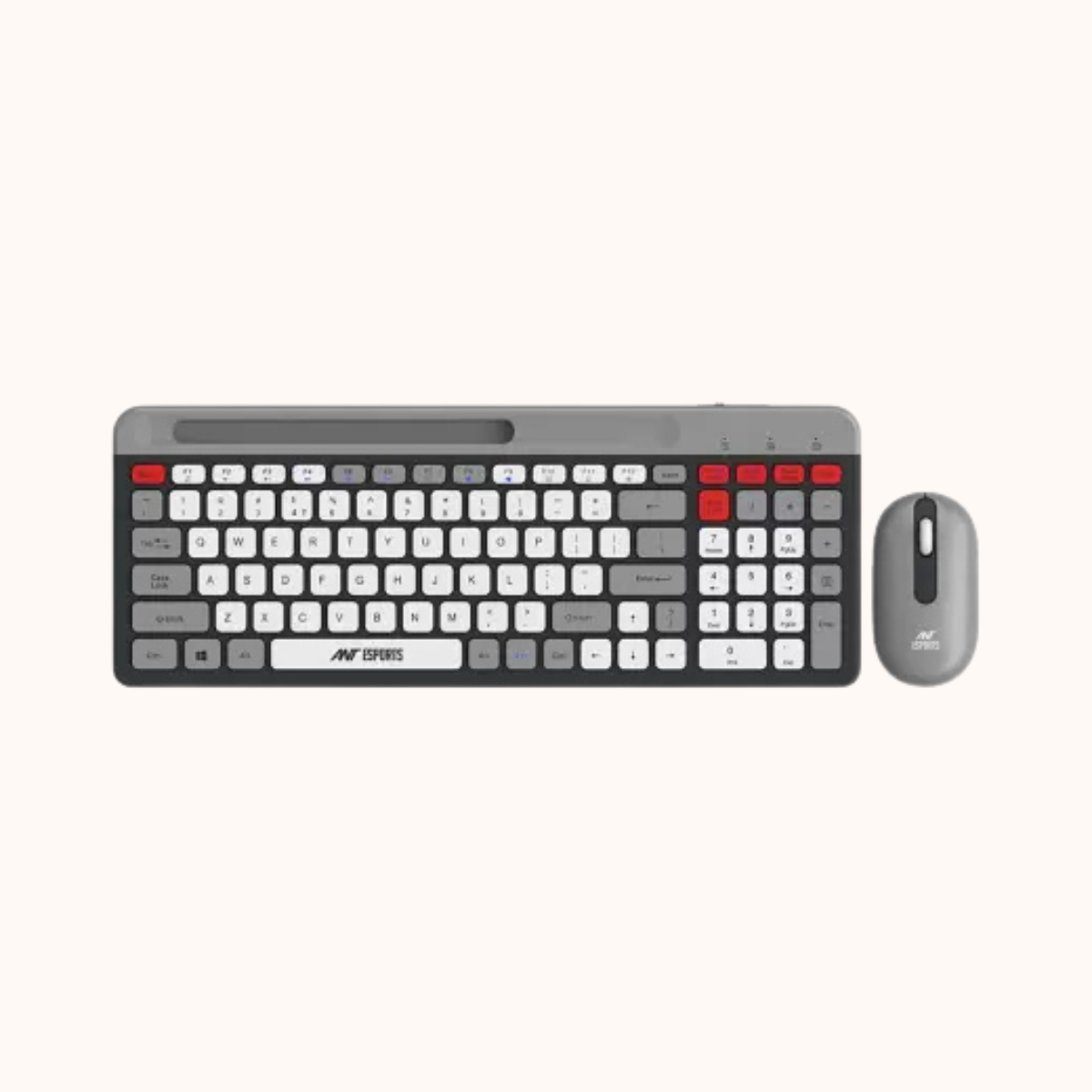 Open Box Ant Esports WKM22 Wireless Keyboard& Mouse Combo Set