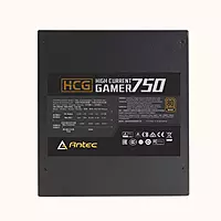 Open Box Antec Certified 750 Watt Fully Modular Gaming Power Supply HCG 750W (PS)