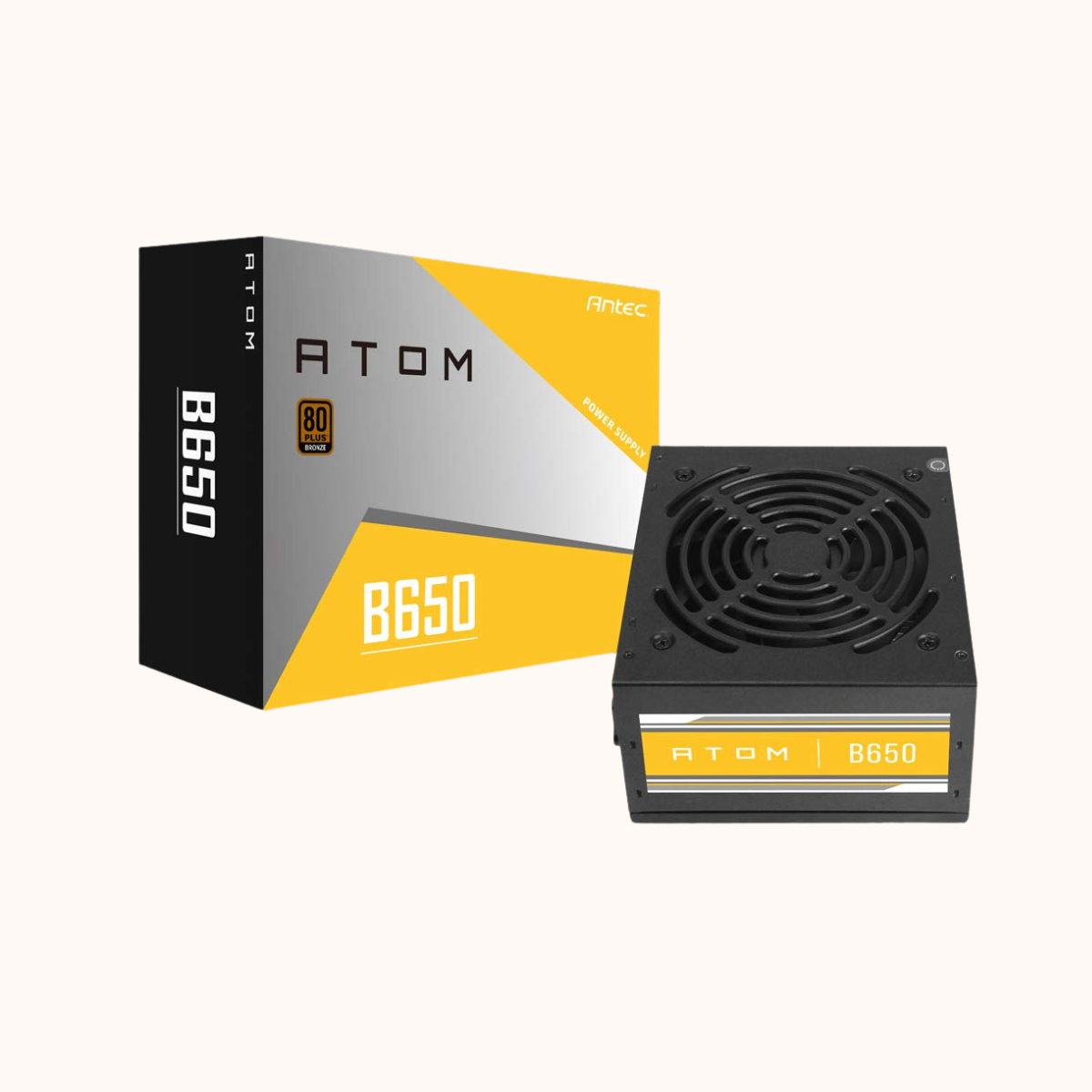 Open Box Antec Watt 80 Plus Certified Power Supply with Active Power Factor Correction (APFC) Atom B650 (PS) - 2000