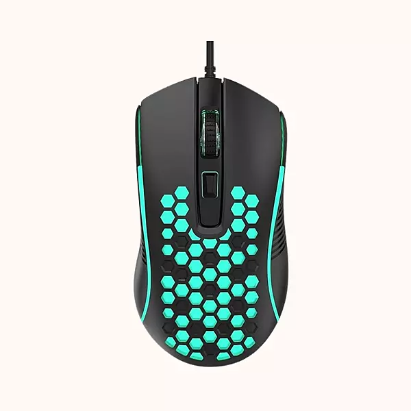 Open Box Aula S11 / Ultra-Lightweight (79 gms) Honeycomb Design, upto 3600 DPI, 4 buttons, RGB Wired Optical Gaming Mouse