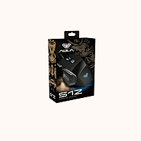 Open Box Aula S12 / Ergonomic Design,4800 DPI, 7 buttons (Rapid Fire) with Software, LED Wired Optical Gaming Mouse