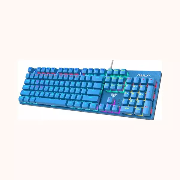 Open Box Aula S2022 Mechanical Wired USB Gaming Keyboard Blue