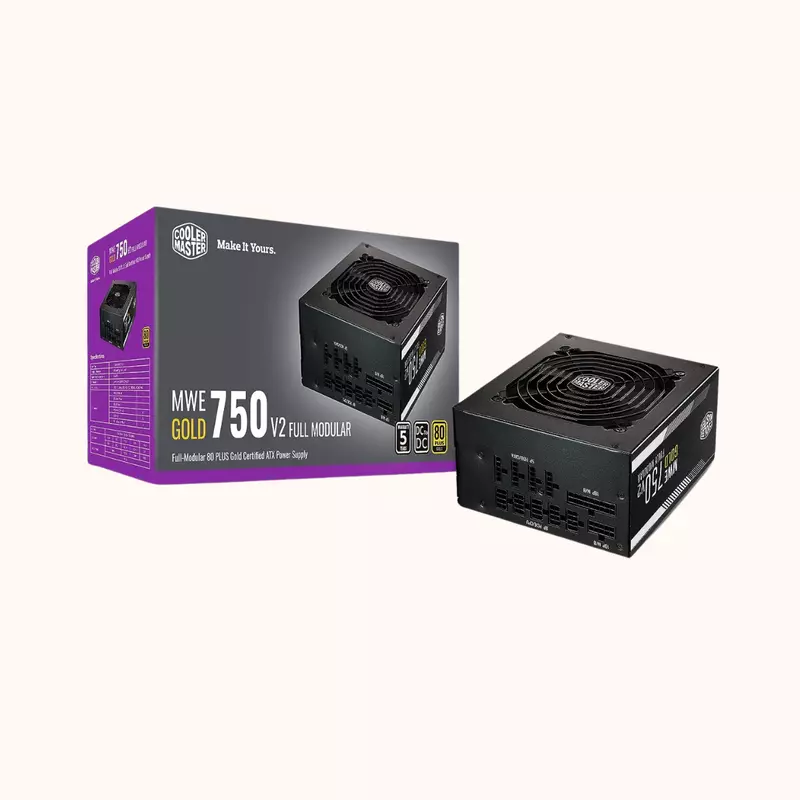 Open Box Cooler Master MWE Gold V2 750W PSU | Fully Modular 80 Plus ...