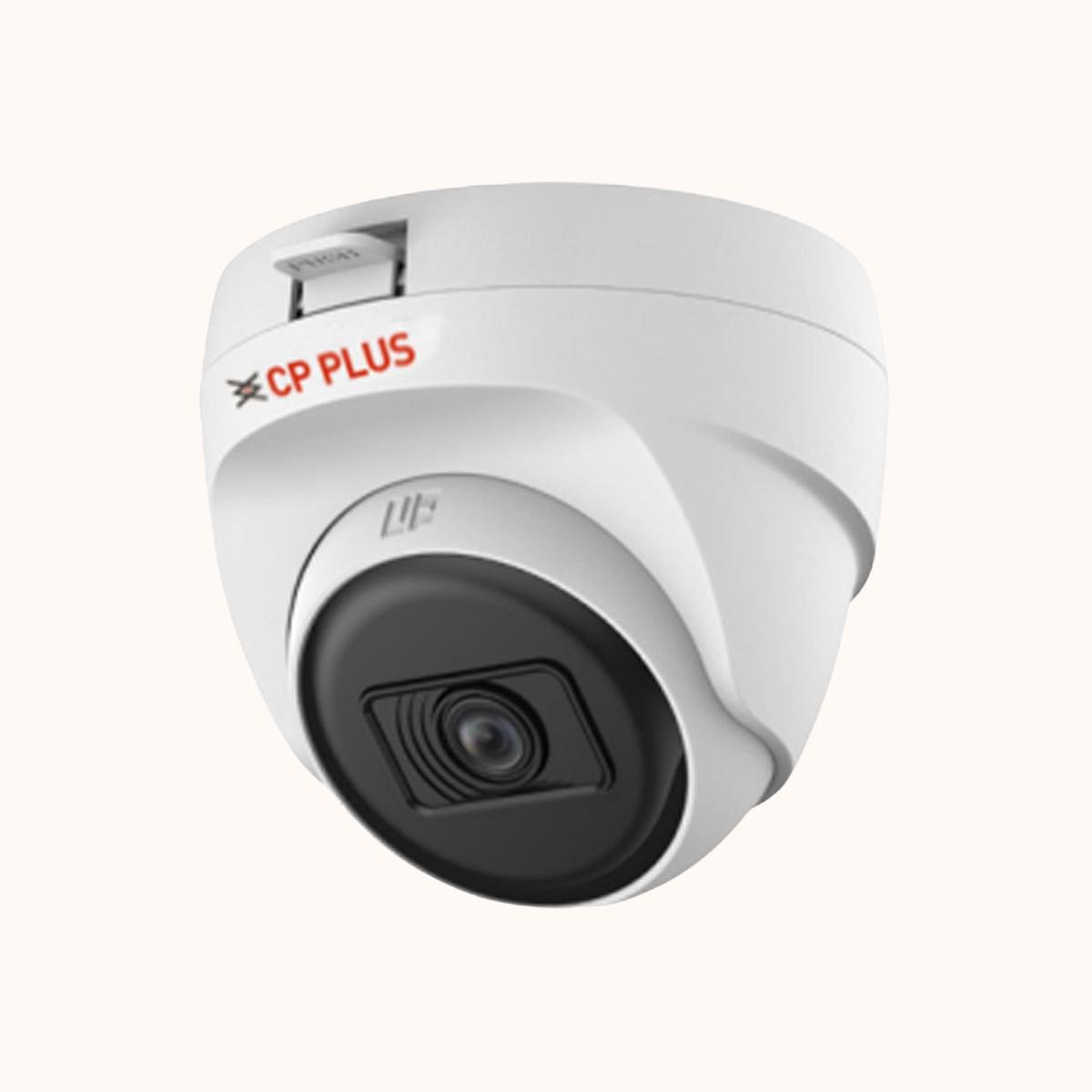 Open Box CP PLUS 2.4MP Full HD IP Indoor Wired Dome Camera  Compatible with DVR only | 30 Meters IR Black & White Night Vision | 3.6mm Lens | Motion Detection, White, CP-URC-DC24PL3