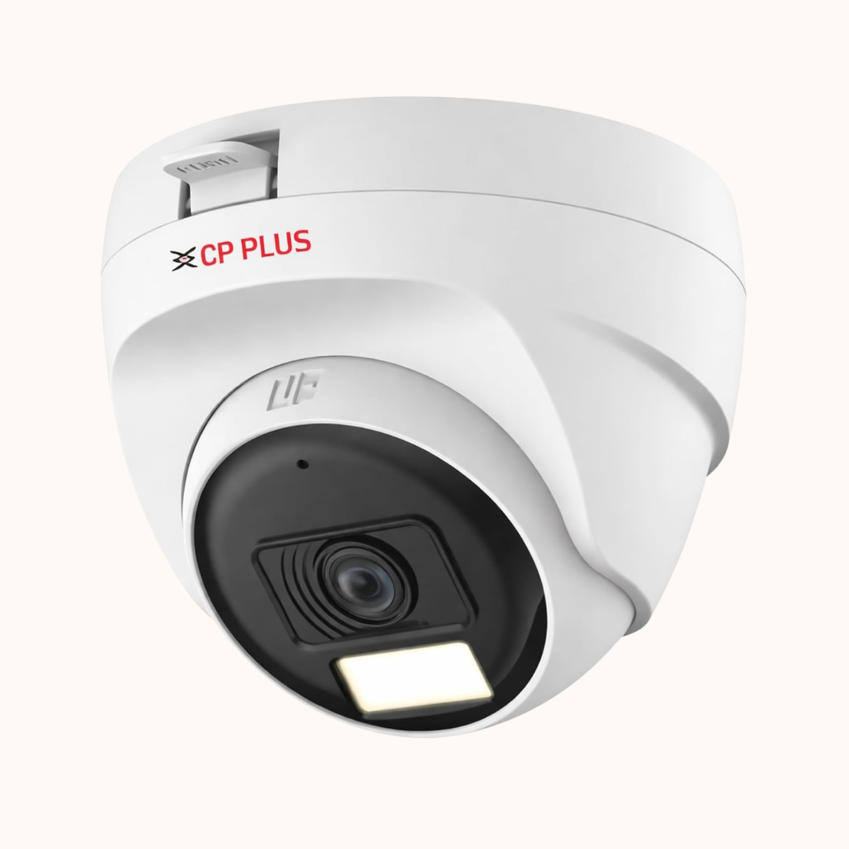 Open Box CP PLUS 2.4MP HD Dual Light Hybrid Illumax Full Color-On-Motion IR Dome Security Camera | 3.6 mm Fixed Lens | Illumination Range of 30 Mtrs, IP67- CP-URC-DC24PL3C