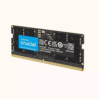 Open Box Crucial 4800MHz CL40 CT16G48C40S5 DDR5 16 GB Laptop DRAM (CT16G48C40S5)