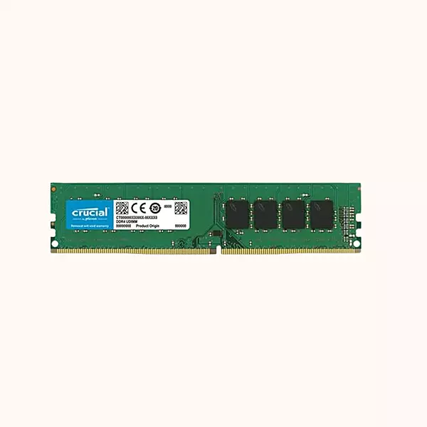 Open Box Crucial Basics 8GB DDR4 1.2v CL19 UDIMM RAM Memory Module for Desktop (2666Mhz)