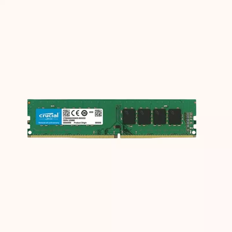 Open Box Crucial Basics 8GB DDR4 1.2v CL19 UDIMM RAM Memory Module for Desktop (2666Mhz)