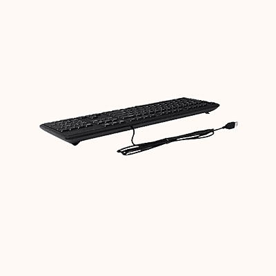 Open Box DELL KB 216 Wired USB Desktop Keyboard  (Black)