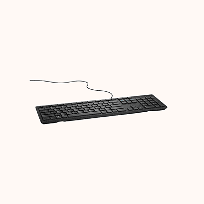 Open Box DELL KB 216 Wired USB Desktop Keyboard  (Black)
