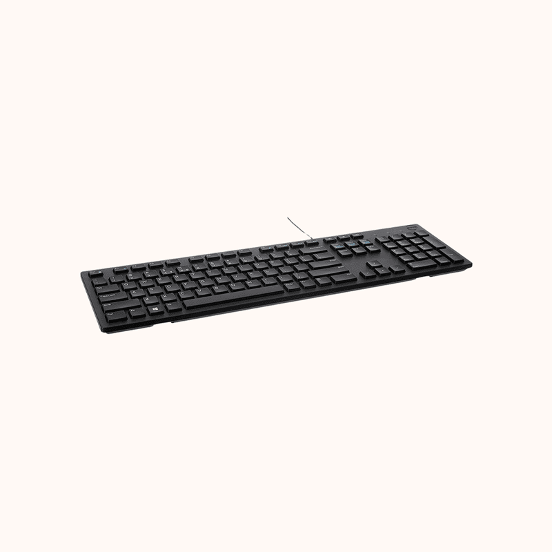 Dell Black Multimedia Wired Keyboard with USB (KB216)