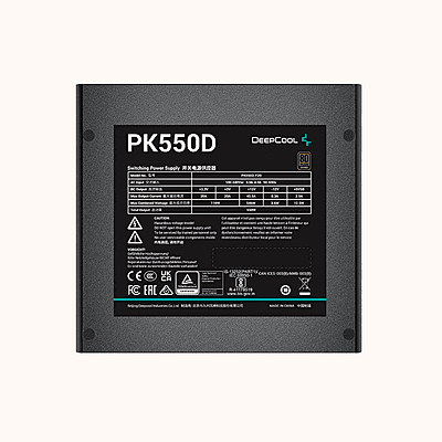 Open Box Deepcool  550 Watts PSU (PK550D)