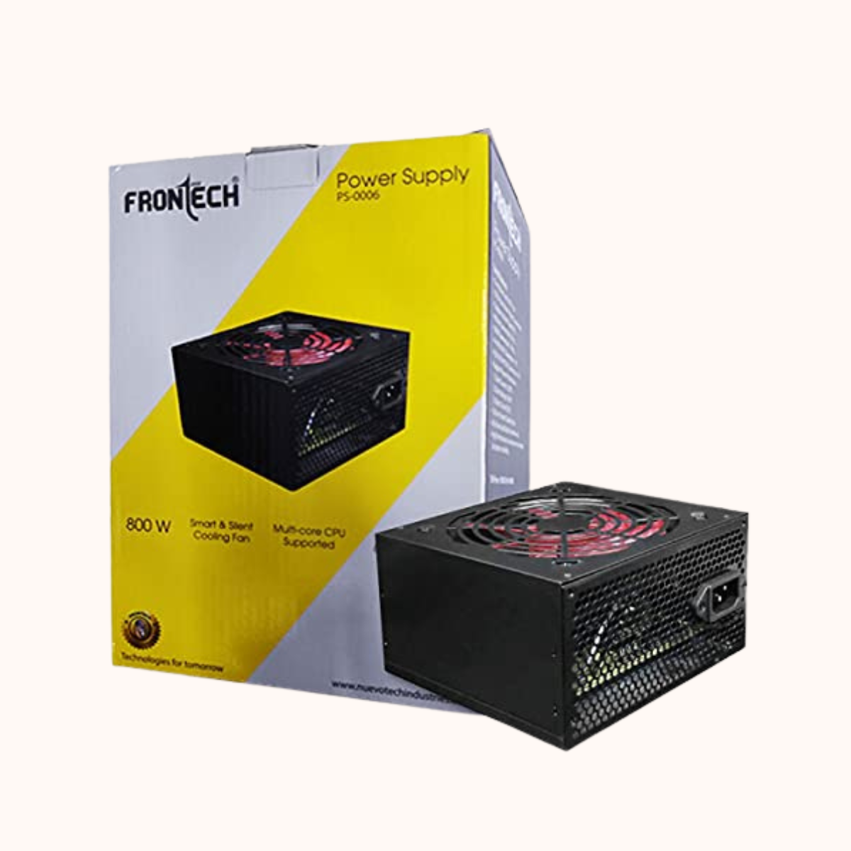 Open Box Frontech 800 Watt SMPS Power Supply PS0006 800W (PS)