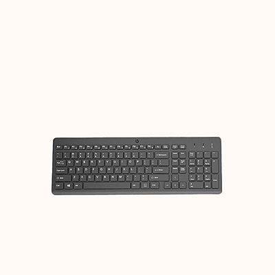 Open Box HP 150 Wired Mouse and Keyboard Wired USB Multi-device Keyboard- Combo