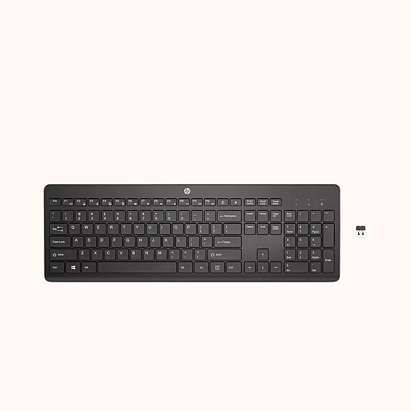 Open Box HP 230 Wireless Keyboard Wireless Laptop Keyboard