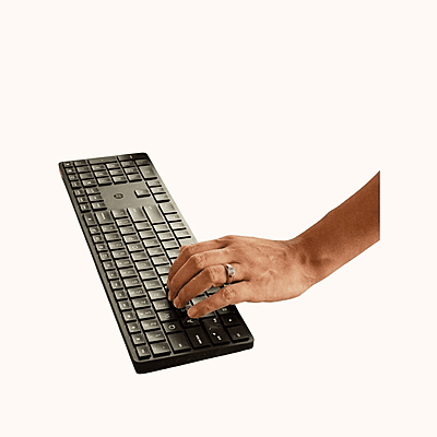Open Box HP 450 Programmable Wireless Laptop Keyboard