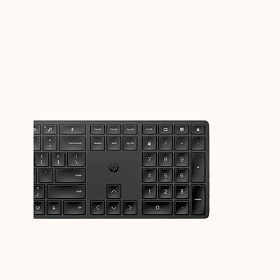 Open Box HP 450 Programmable Wireless Laptop Keyboard