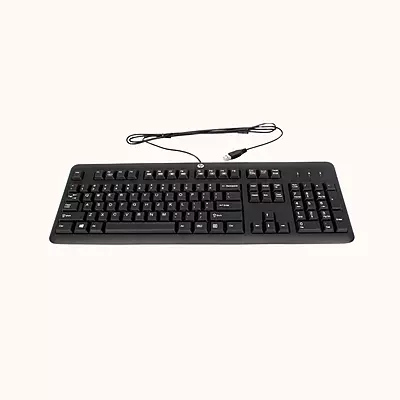 Open Box HP Black Keyboard KU-1156 PN 672647-003