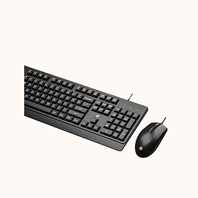 Open Box HP Keyboard  Wired USB Desktop keyboard  and mouse, KM180