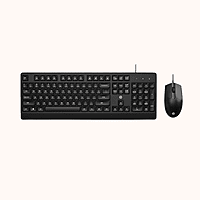 Open Box HP Keyboard  Wired USB Desktop keyboard  and mouse, KM180