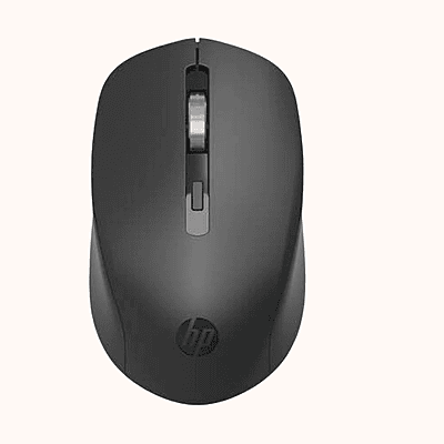 Open Box HP S1000 Silent / Lightweight, upto 1600 DPI Wireless Optical Mouse
