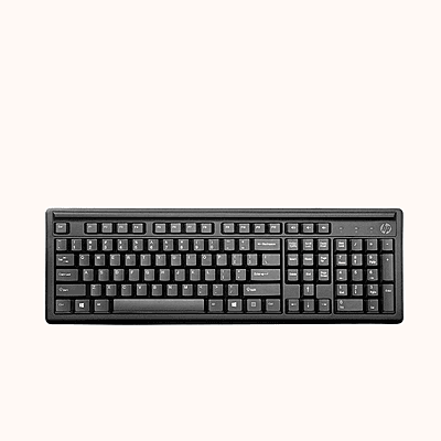 Open Box HP Wired USB Keyboard K45 | Black Authentic HP | H3C52AA#ABA