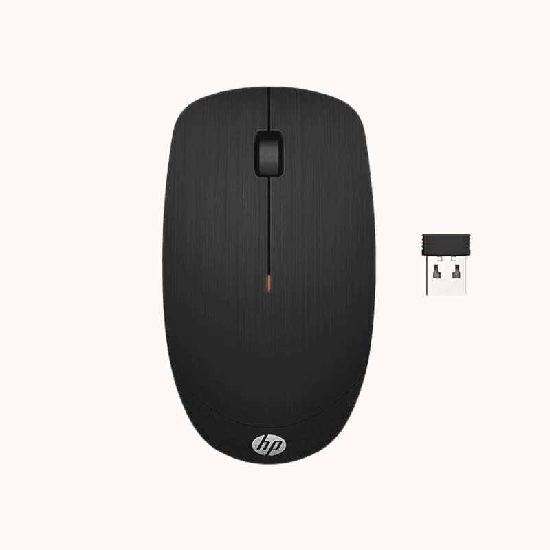 Open Box HP X200 / Perfect Palm fit., built-in battery indicator, upto 1600 DPI Wireless Laser Mouse