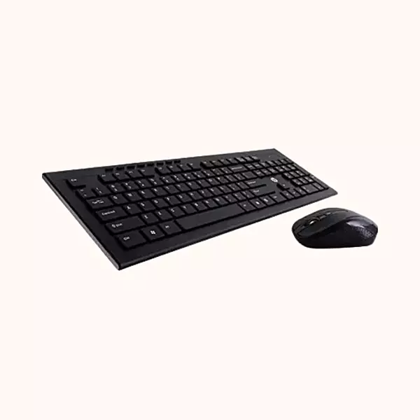 Open Box HP wireless keyboard & mouse combo Wireless Laptop Keyboard  (Black)