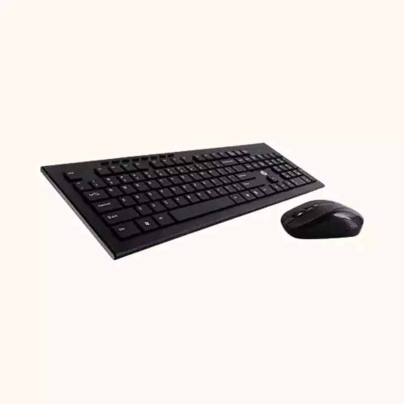 Open Box HP wireless keyboard & mouse combo Wireless Laptop Keyboard (Black)