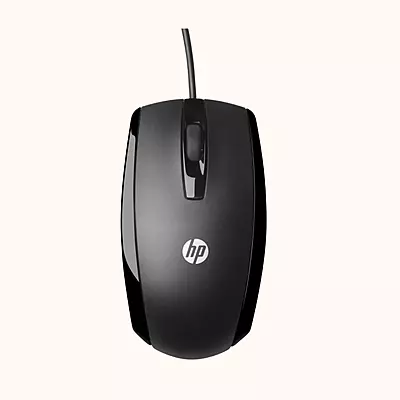 Open Box HP x500 Wired Optical Mouse (USB 2.0, Black)