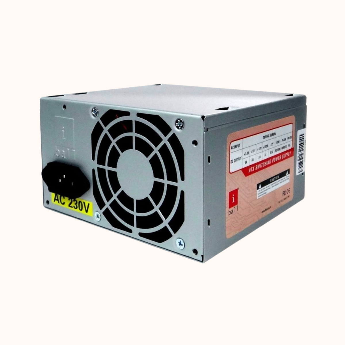 Open Box Iball V AC SMPS ATX Computer Power Supply, Digital ZPS-281 (PS)