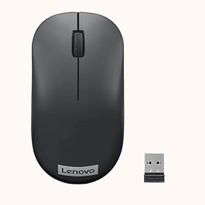 Open Box Lenovo 130 Wireless Optical Mouse, 1000 DPI