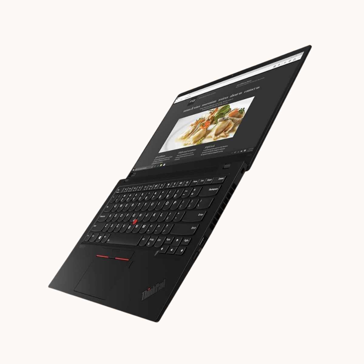 Open Box Lenovo Intel Core i7 10th Gen 10510U - (16 GB/512 GB SSD/Windows 10 Pro) ThinkPad X1 Carbon Thin and Light Laptop