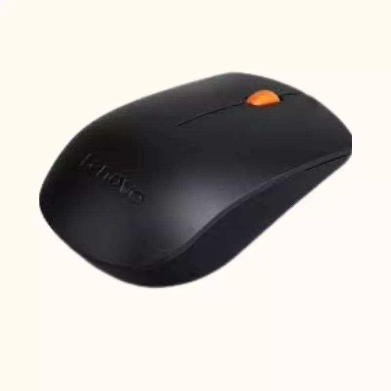 Open Box Lenovo KB MICE_BO 300 USB Wired Optical Mouse (USB 2.0, Black)
