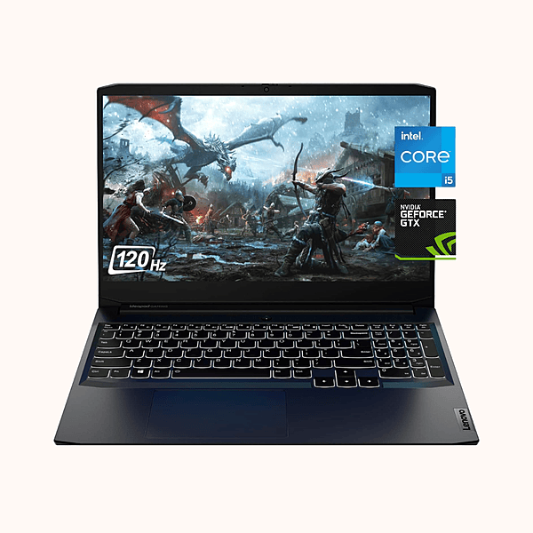 Open Box Lenovo Lenovo IdeaPad Gaming 3 Intel Intel Core i5 11th Gen 11300H - (8 GB/1 TB HDD/256 GB SSD/Windows 11 Home/4 GB Graphics/NVIDIA GeForce RTX 3050/120 Hz) 15IHU6 Gaming Laptop