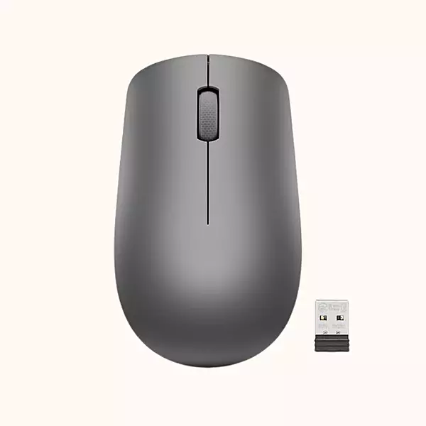 Open Box Lenovo Mice Graphite l 300 Wireless Optical Mouse Black-BO 530