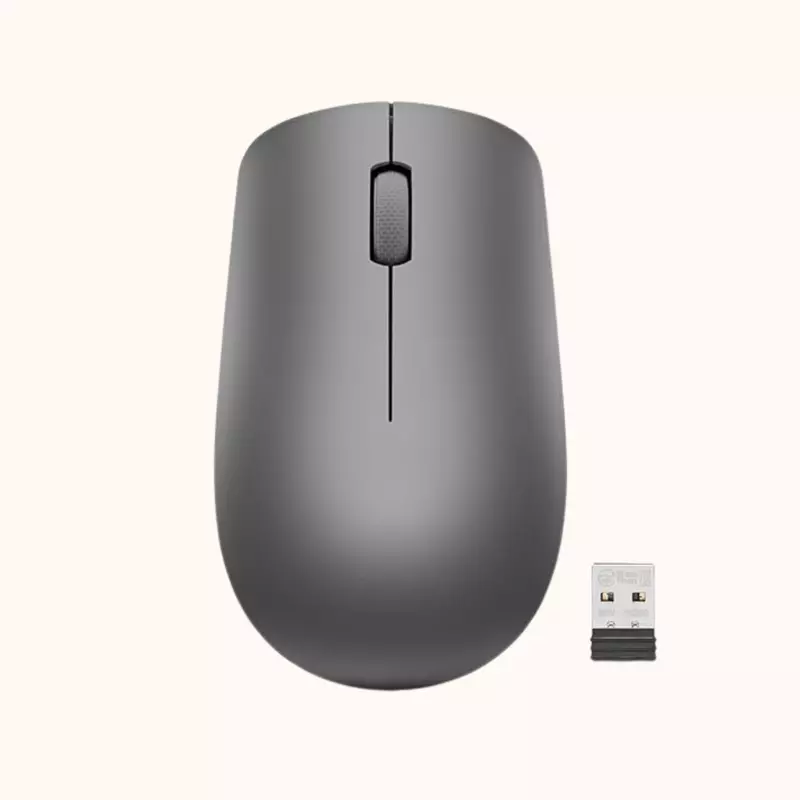 Open Box Lenovo Mice Graphite l 300 Wireless Optical Mouse Black-BO 530