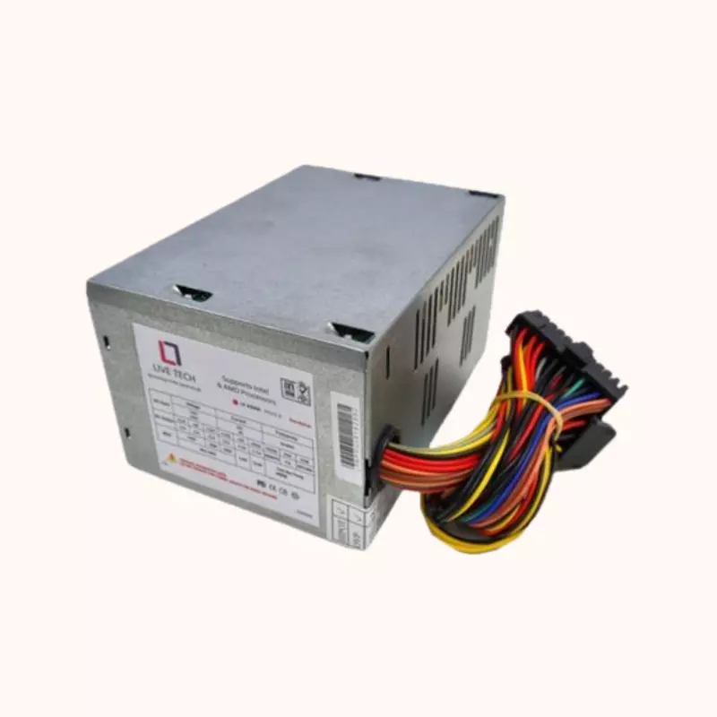Open Box Live Tech 450 Watt Economic Series Power Supply Model PS450W (SMPS ) PSU 02 (PS)