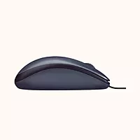 Open Box Logitech B100 Wired Optical Mouse  (USB, Black)