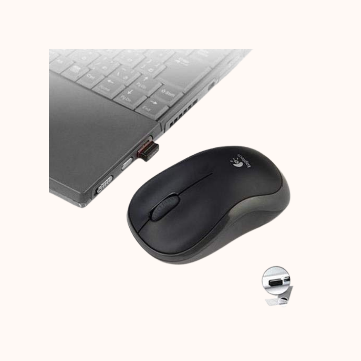 Open Box Logitech B175/ Optical Tracking, Ambidextrous Wireless Optical Mouse