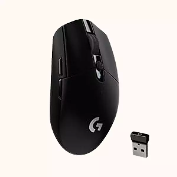 Open Box Logitech G304 LightSpeed /6 Programmable Buttons /Onboard Memory/Adj DPI Upto 12000 Wireless Optical Gaming Mouse
