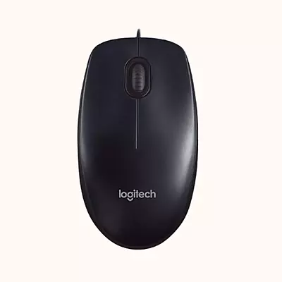 Open Box Logitech M90 Wired Optical Mouse
