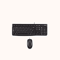Open Box Logitech MK120 USB 2.0 Keyboard and Mouse Combo  (Black)