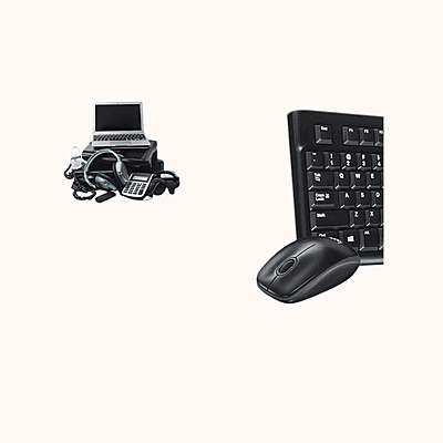 Open Box Logitech MK120 USB 2.0 Keyboard and Mouse Combo  (Black)