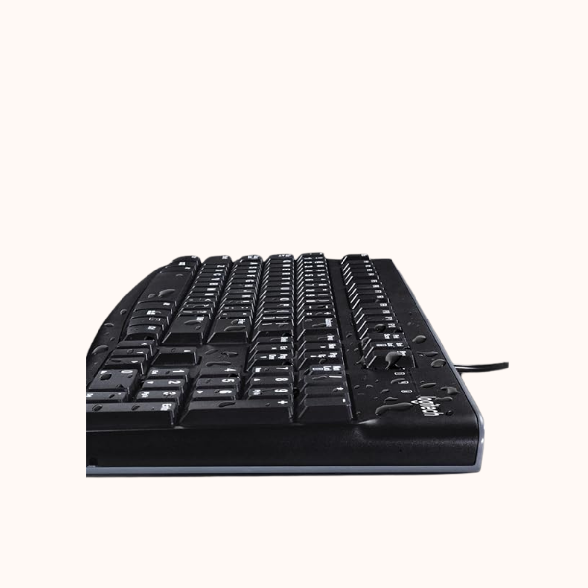 Open Box Logitech MK120 USB 2.0 Keyboard and Mouse Combo  (Black)