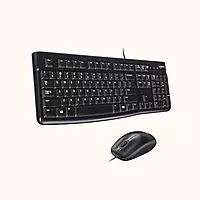 Open Box Logitech MK120 USB 2.0 Keyboard and Mouse Combo  (Black)